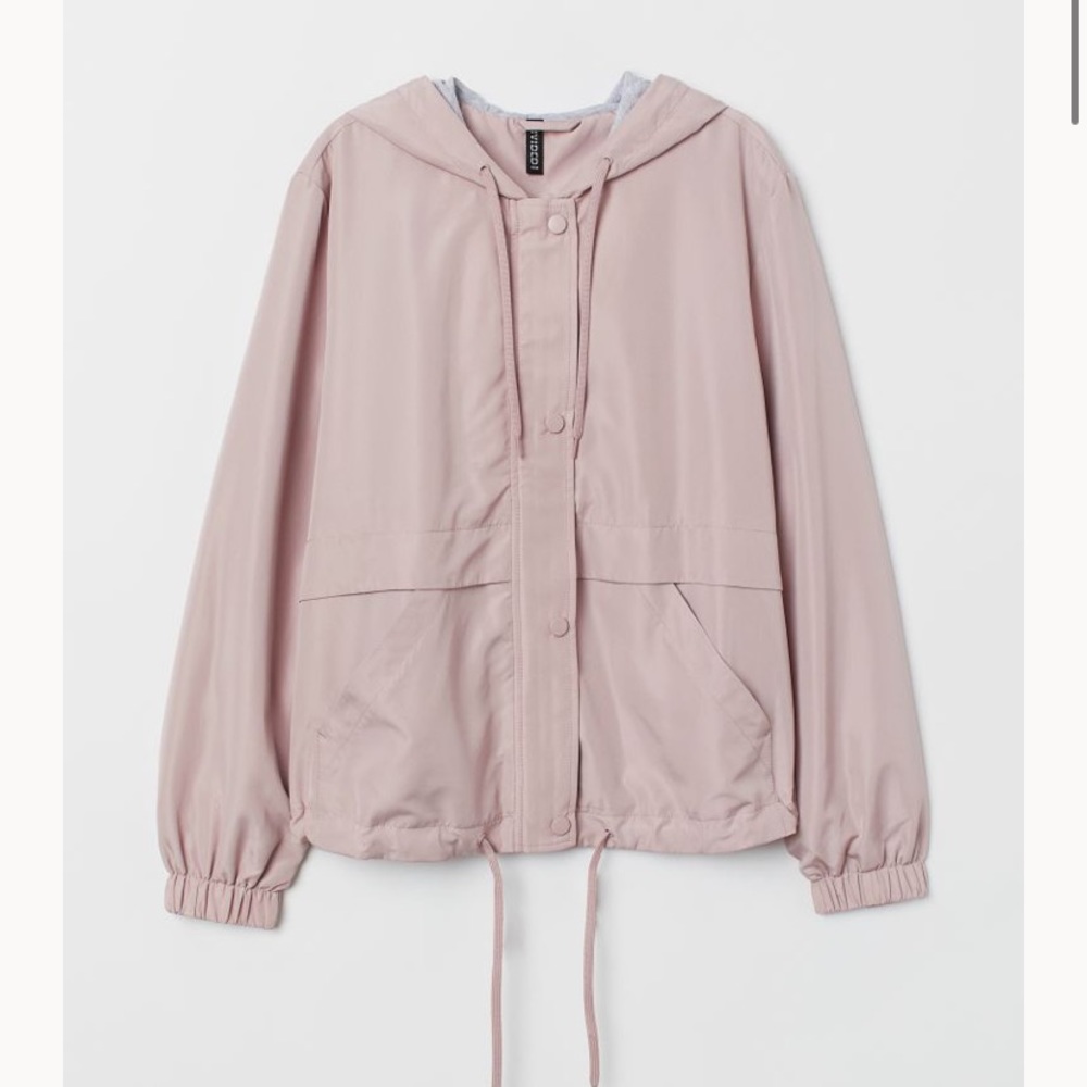 Powder Pink Hooded Jacket
